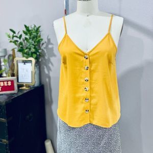 Paper Crame Yellow ladies tank Size Small
